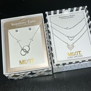 TWO MIXIT CUBIC ZIRCONIA BOXED JEWELRY SETS!!